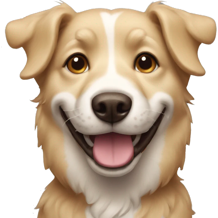 grin dog emoji