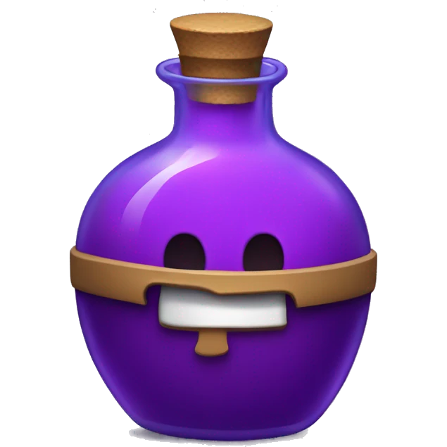 purple potion emoji