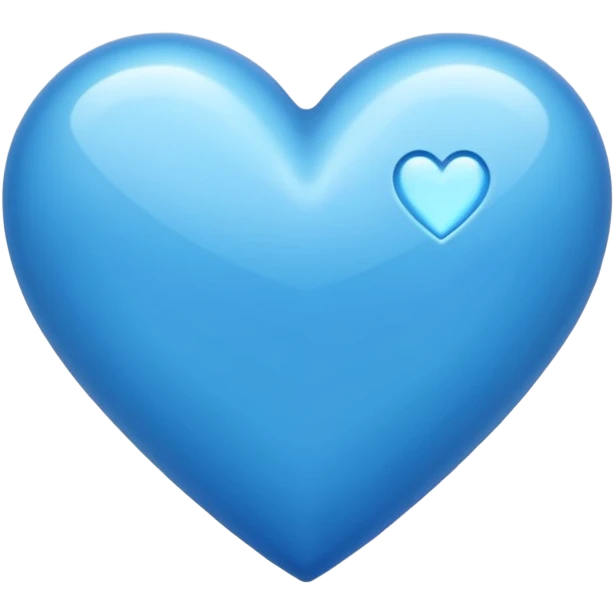 Quiero un corazón 💓 pero azul emoji