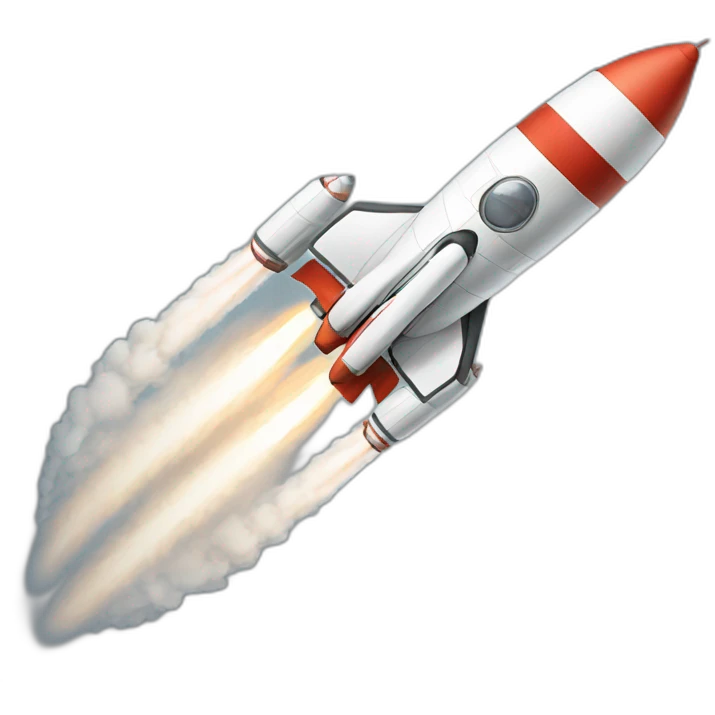 fast rocket launch emoji