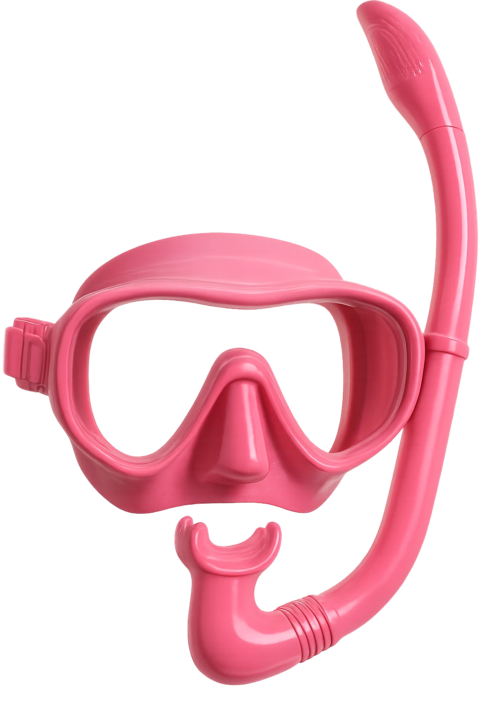 pink snorkel mask emoji