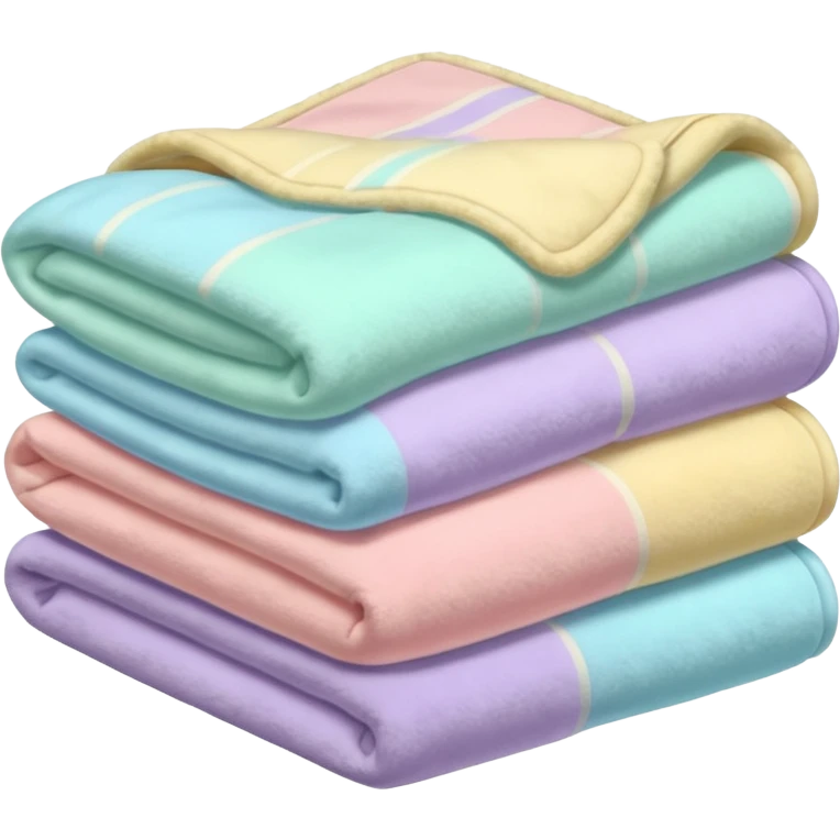 a pastel blanket emoji