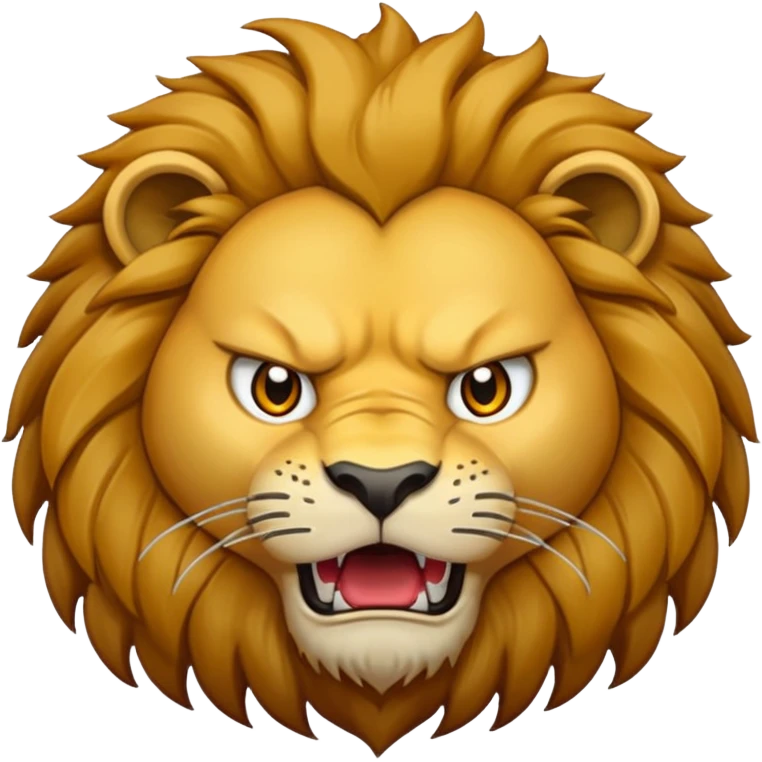Lion angry emoji