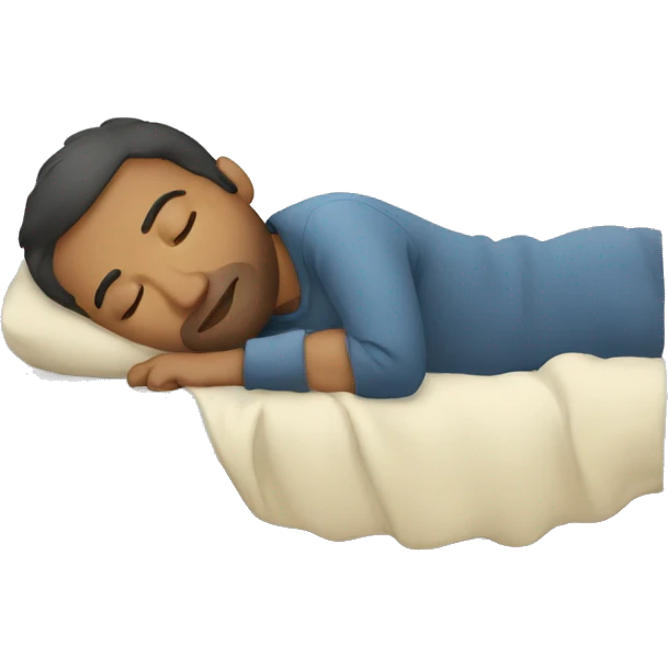 man sleeping emoji