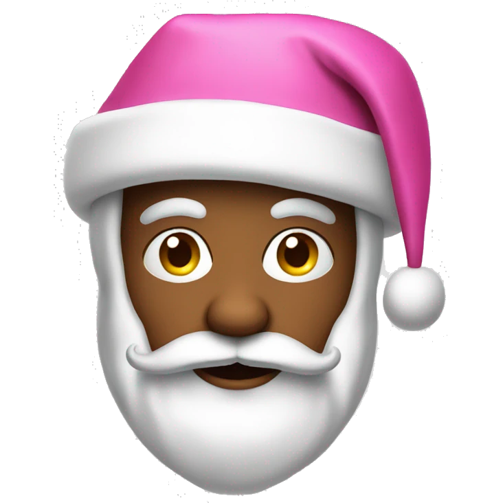 Pink Santa Claus  emoji