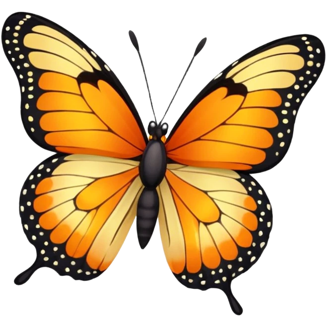 butterfly on flower emoji