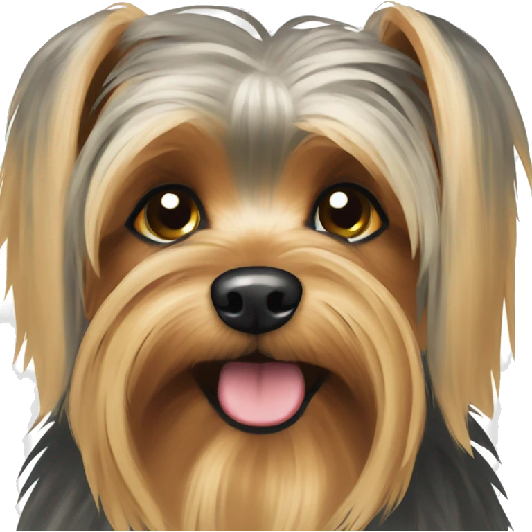 Yorkshire Terrier with floppy ears emoji