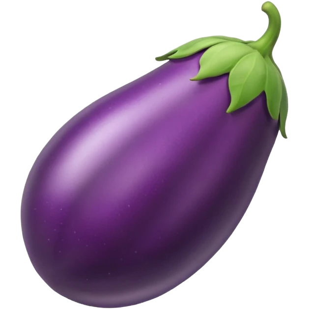 Flying eggplant emoji