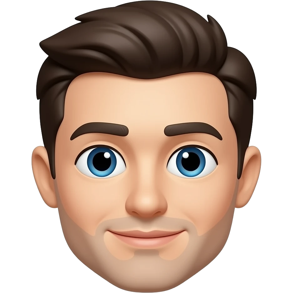 Handsome men memoji emoji