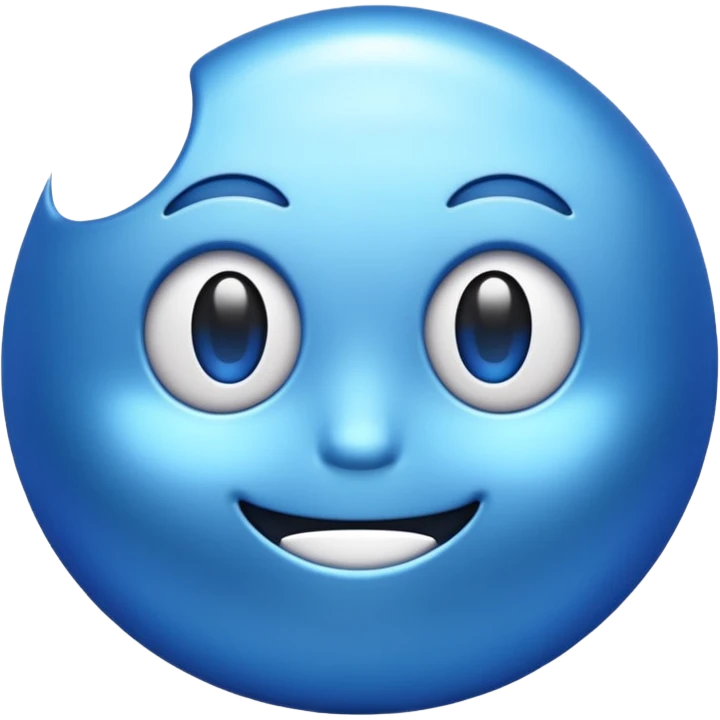 Blue tic emoji