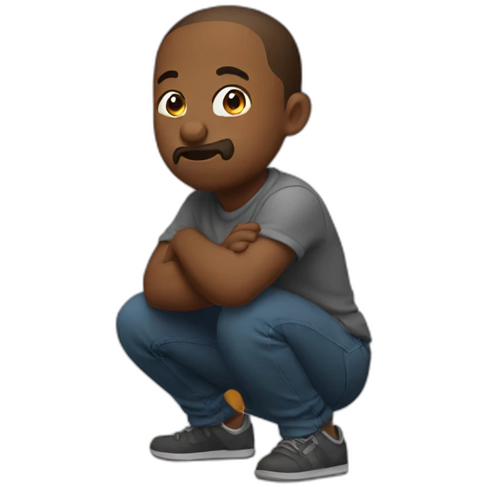 squat emoji
