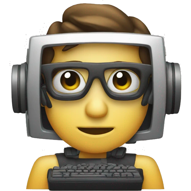developper with computer emoji