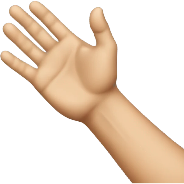 hand open emoji