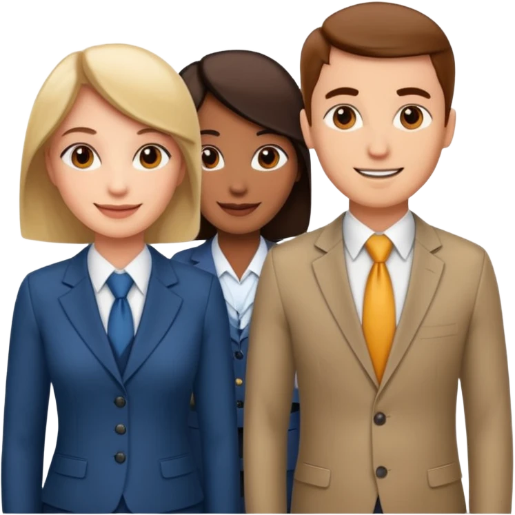 office workers face to face interview emoji