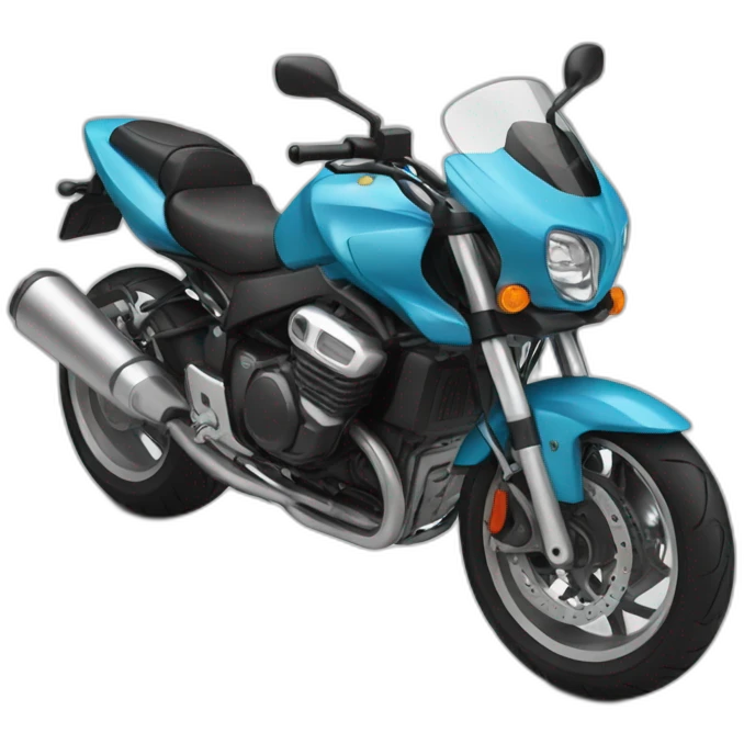 a sporty motorcycle emoji