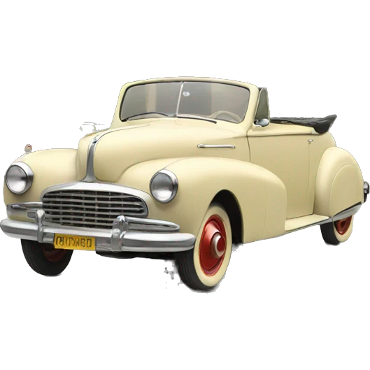 Vintage car emoji