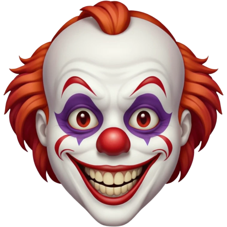 scary clown emoji