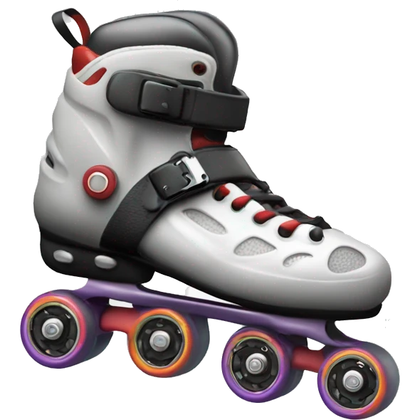 a rollerblades inline skate going fast, just the object itself emoji