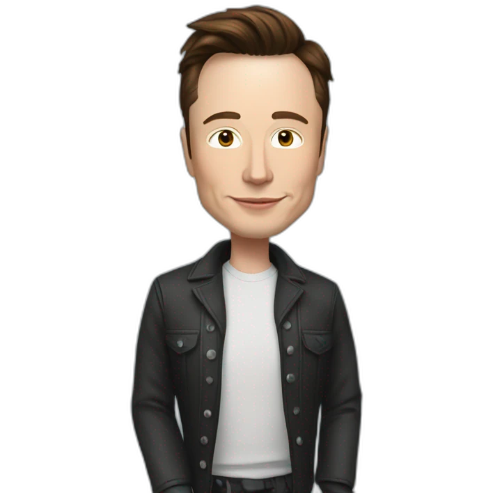 elon musk incorrectly engaged romantically with a cat in private, clothing is not required emoji