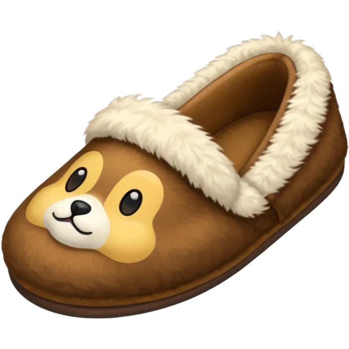 fur slipper emoji
