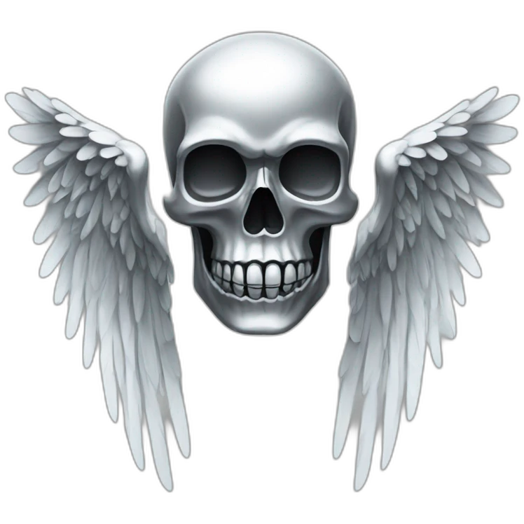 chrome-angel-skull emoji
