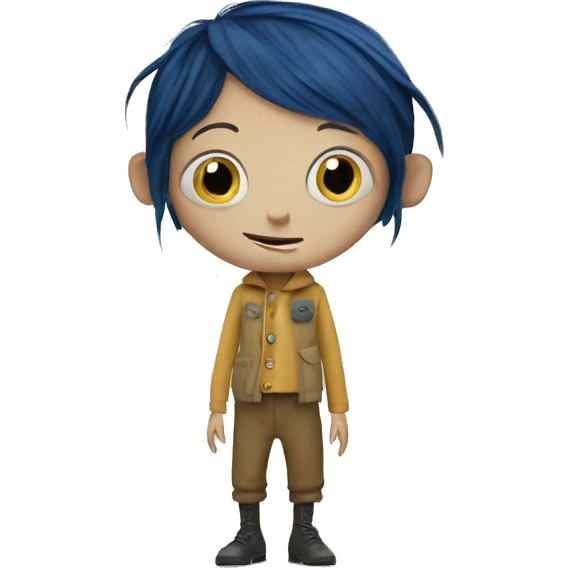 coraline with button eyes emoji