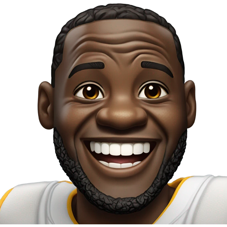 LeBron James Laughing emoji