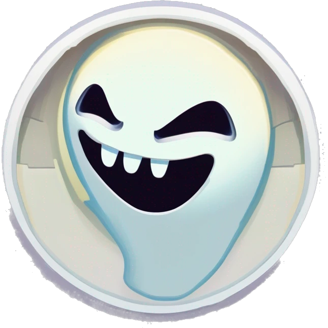 ghost face emoji