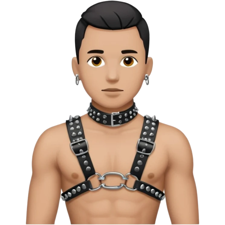 single gaymen bdsm Clothing emoji