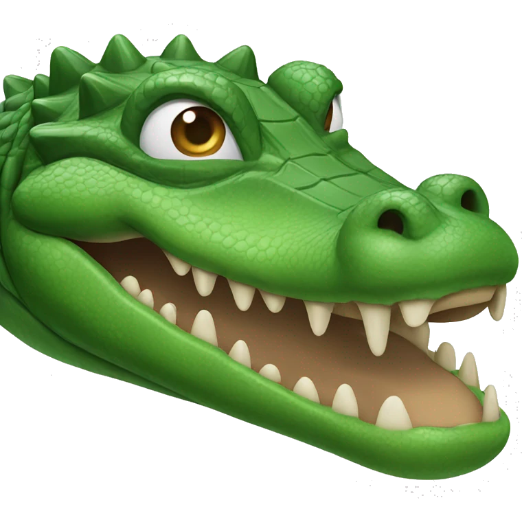 alligator prayng emoji