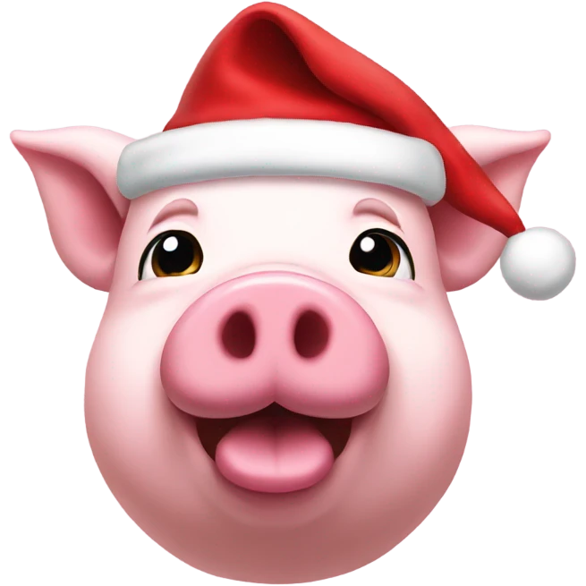 Santa Pig emoji