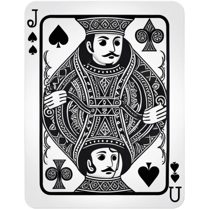 Jack of Spades playing card emoji