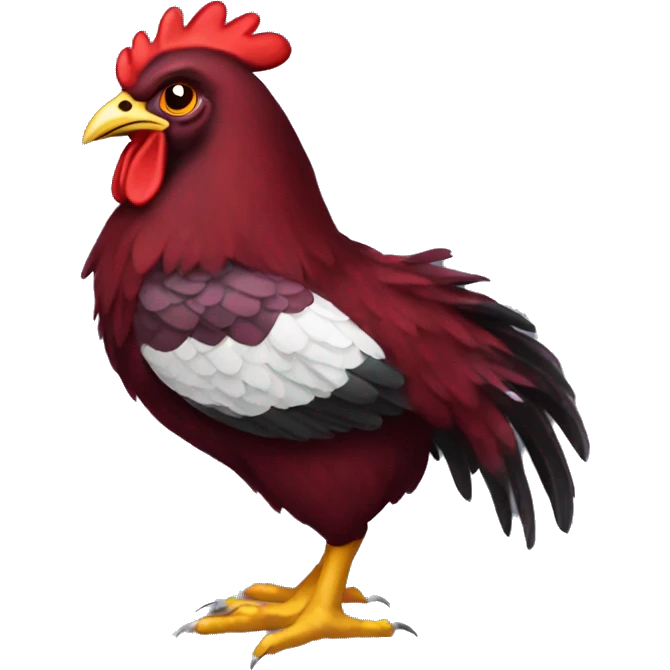 Garnet gamecock  emoji