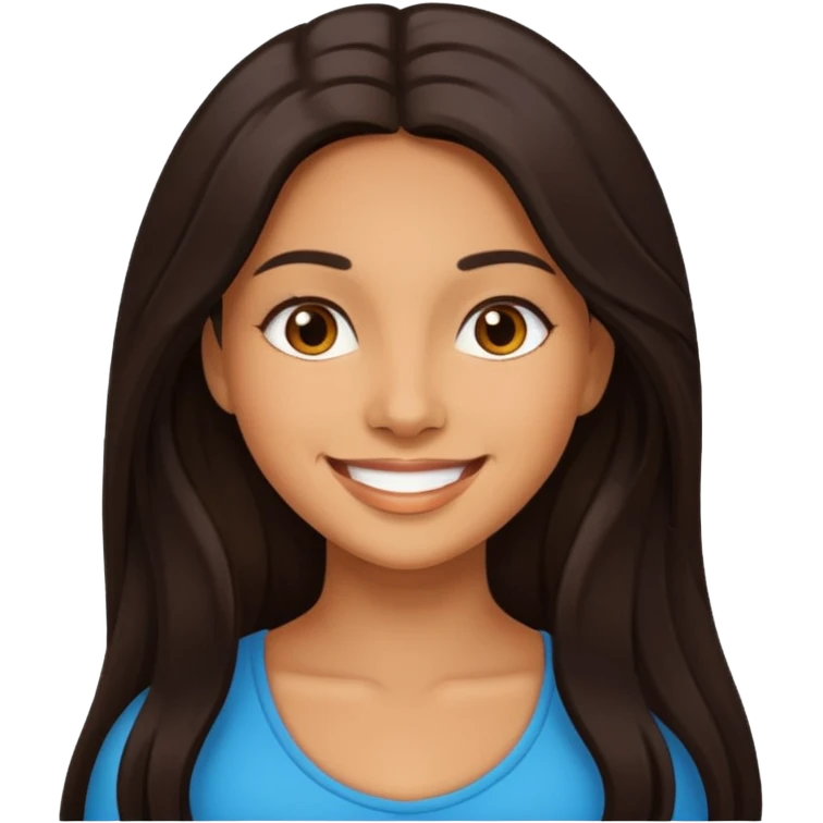 Latina without clothing on emoji