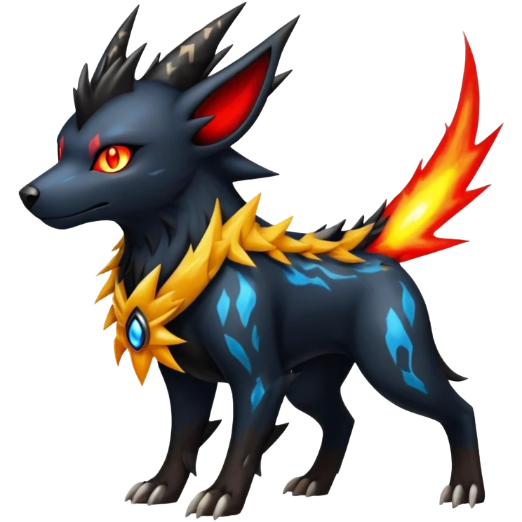 Luxray-Manectric-Houndoom-Pokémon-Fakémon-hybrid-creature emoji