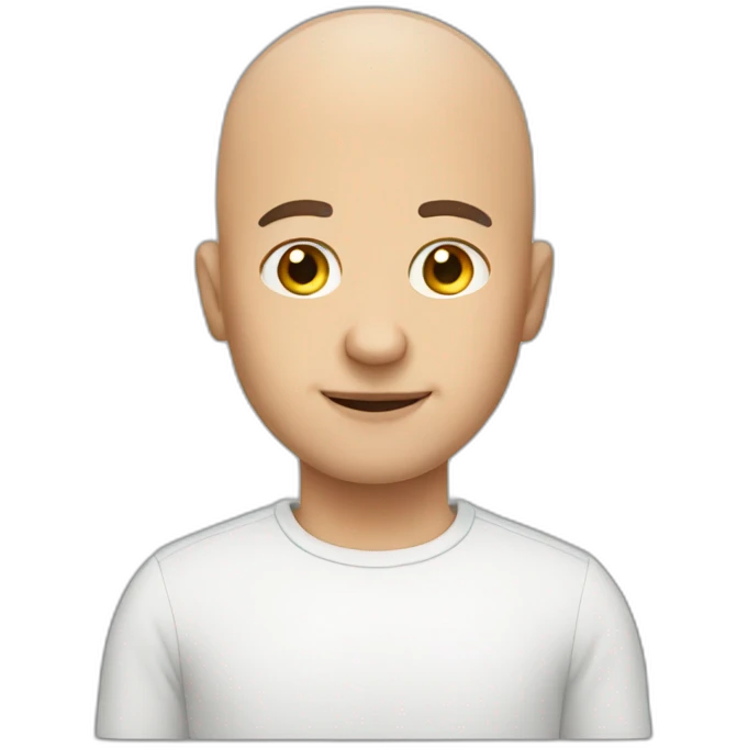 bald man emoji