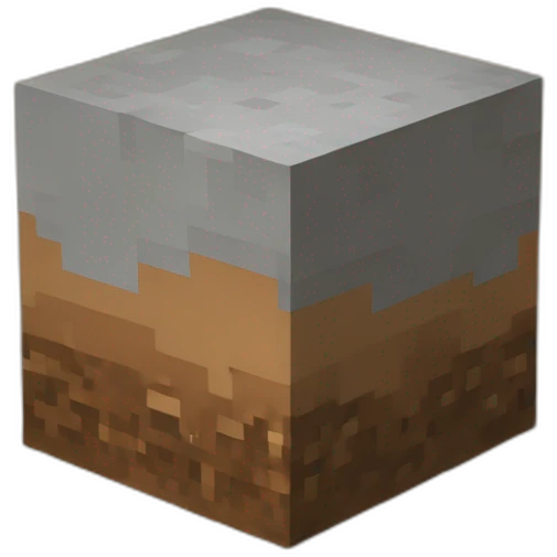 Minecraft dirt block emoji