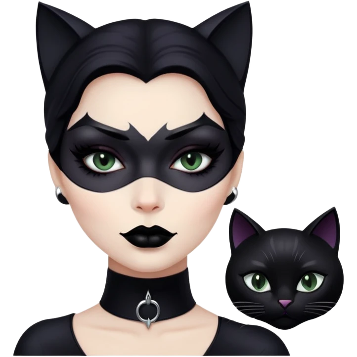 Catwoman face emoji