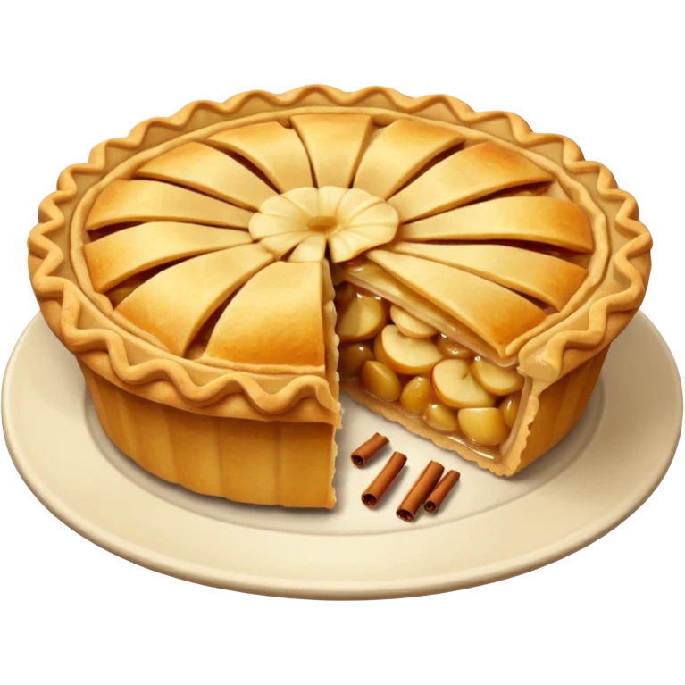 Apple pie emoji