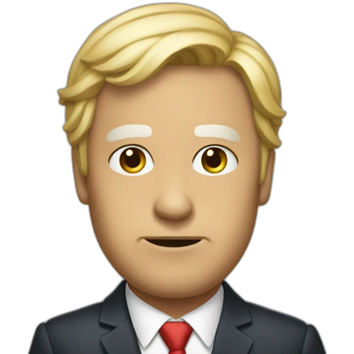Stupid government representative emoji