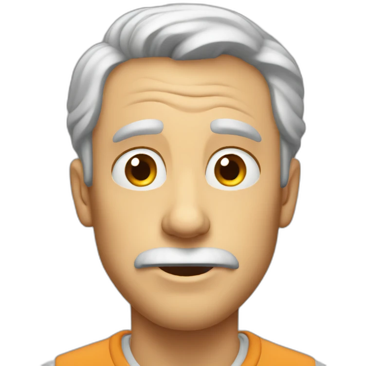 whinning mature guy emoji