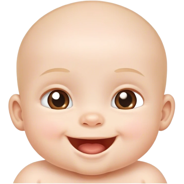 Happy baby emoji