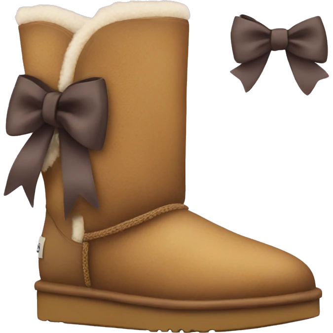 Uggs with bows emoji