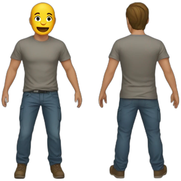 Déchire t-shirt emoji