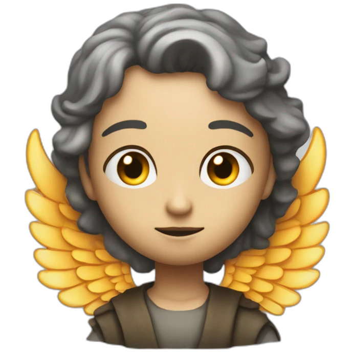 biblically accurate angel that is burning wheels filled with eyes emoji