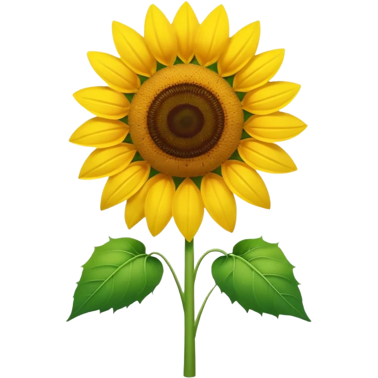 Un girasol en el sol emoji