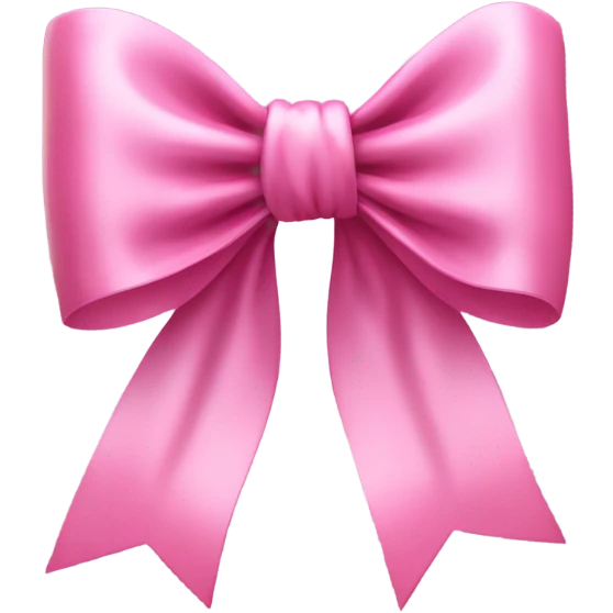 pink bow emoji