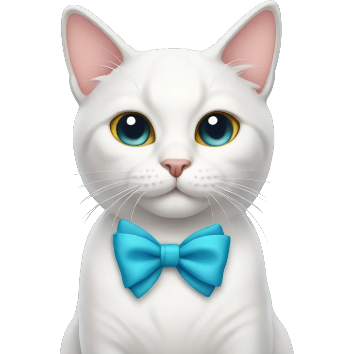 cat with bow  emoji