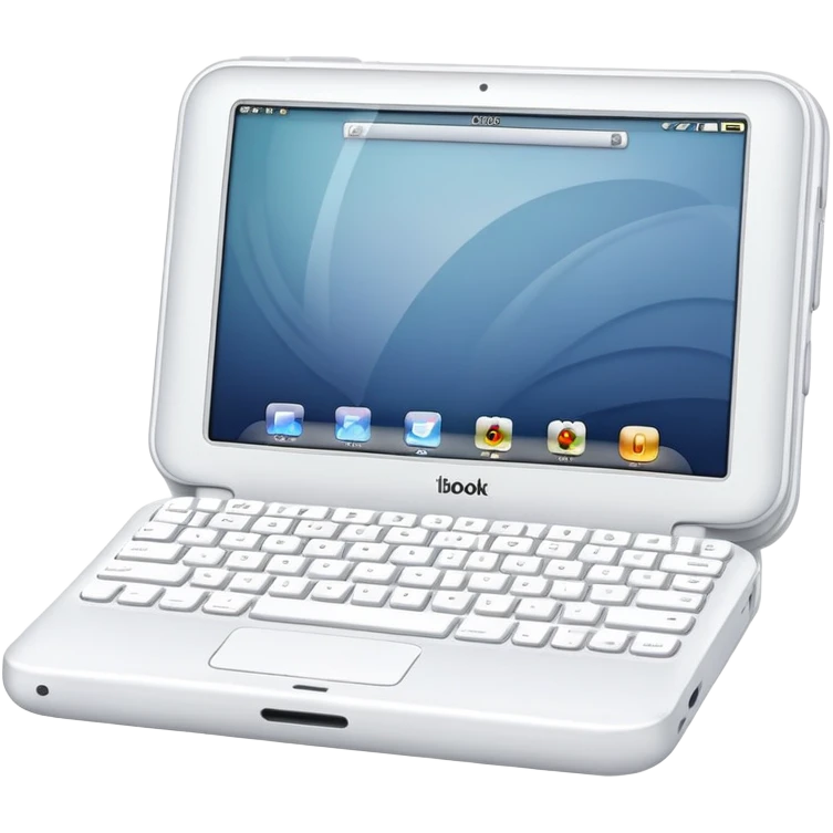 Apple iBook Y2K emoji