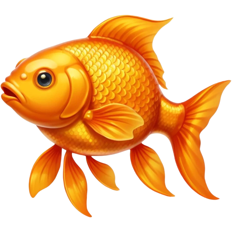 orange gold fish emoji